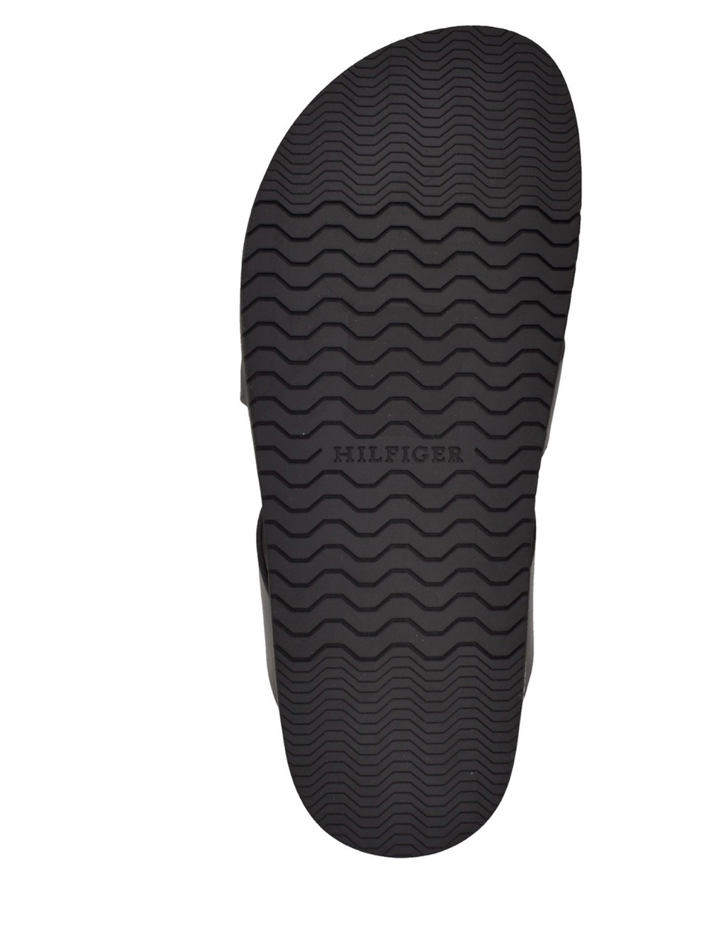 Tommy Hilfiger Black Crisscross Slide Sandals - Picture 5 of 6